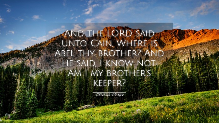 Picture 05 - Genesis 4:9 KJV Desktop Wallpaper - And the LORD said unto Cain, Where is Abel thy - Desktop Bible Verse Wallpaper