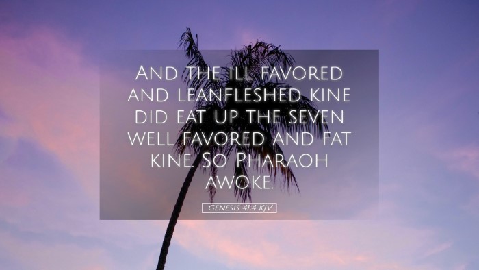 Picture 05 - Genesis 41:4 KJV Desktop Wallpaper - And the ill favored and leanfleshed kine did eat - Desktop Bible Verse Wallpaper