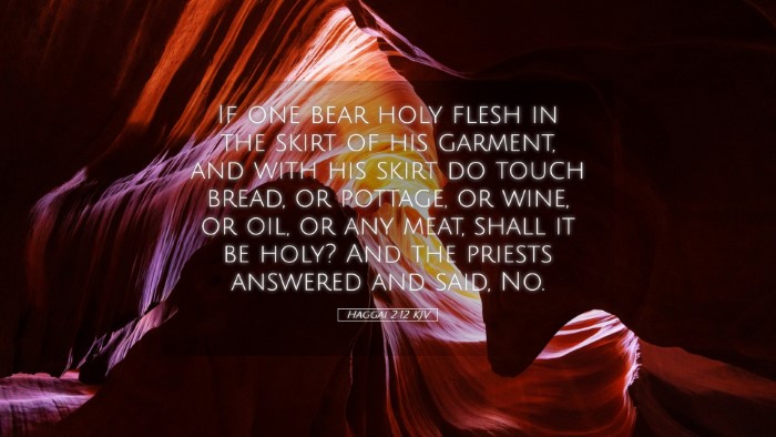 Picture 05 - Haggai 2:12 KJV Desktop Wallpaper - If one bear holy flesh in the skirt of his - Desktop Bible Verse Wallpaper