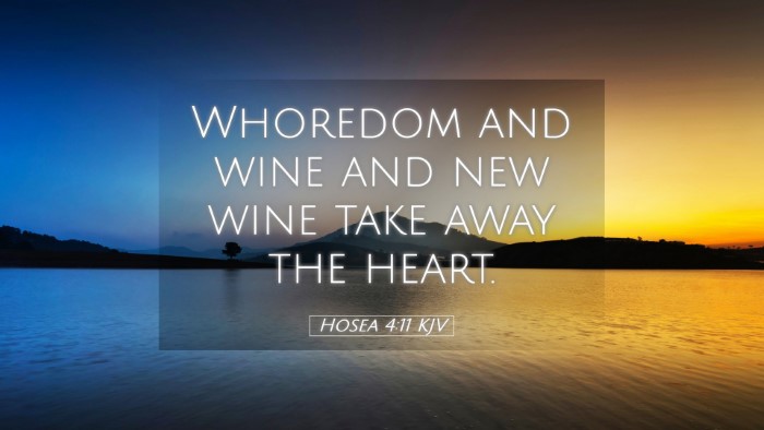 Picture 05 - Hosea 4:11 KJV Desktop Wallpaper - Whoredom and wine and new wine take away the - Desktop Bible Verse Wallpaper