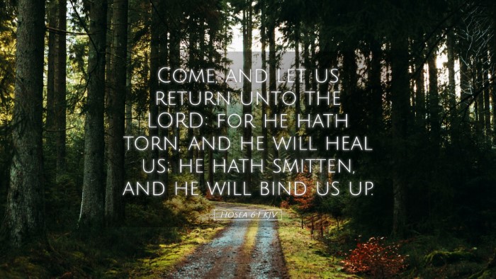 Picture 05 - Hosea 6:1 KJV Desktop Wallpaper - Come, and let us return unto the LORD: for he - Desktop Bible Verse Wallpaper