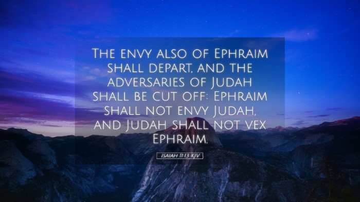 Picture 05 - Isaiah 11:13 KJV Desktop Wallpaper - The envy also of Ephraim shall depart, and the - Desktop Bible Verse Wallpaper