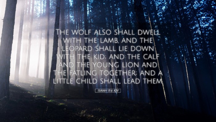 Picture 05 - Isaiah 11:6 KJV Desktop Wallpaper - The wolf also shall dwell with the lamb, and the - Desktop Bible Verse Wallpaper
