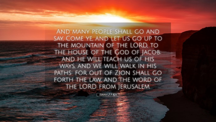 Picture 05 - Isaiah 2:3 KJV Desktop Wallpaper - And many people shall go and say, Come ye, and - Desktop Bible Verse Wallpaper