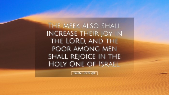 Picture 05 - Isaiah 29:19 KJV Desktop Wallpaper - The meek also shall increase their joy in the - Desktop Bible Verse Wallpaper