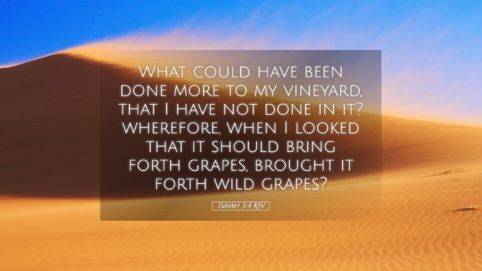 Picture 05 - Isaiah 5:4 KJV Desktop Wallpaper - What could have been done more to my vineyard, - Desktop Bible Verse Wallpaper