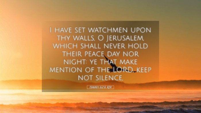 Picture 05 - Isaiah 62:6 KJV Desktop Wallpaper - I have set watchmen upon thy walls, O Jerusalem, - Desktop Bible Verse Wallpaper