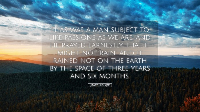 Picture 05 - James 5:17 KJV Desktop Wallpaper - Elias was a man subject to like passions as we - Desktop Bible Verse Wallpaper
