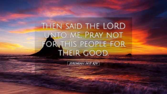 Picture 05 - Jeremiah 14:11 KJV Desktop Wallpaper - Then said the LORD unto me, Pray not for this - Desktop Bible Verse Wallpaper