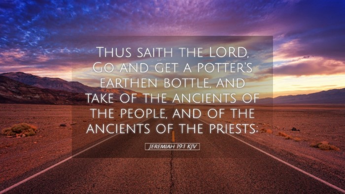 Picture 05 - Jeremiah 19:1 KJV Desktop Wallpaper - Thus saith the LORD, Go and get a potter's - Desktop Bible Verse Wallpaper