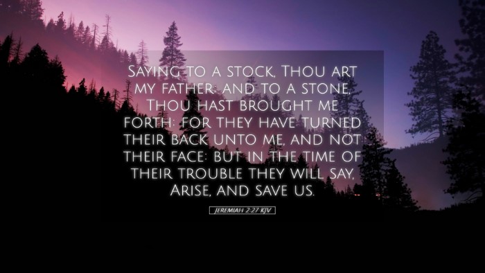 Picture 05 - Jeremiah 2:27 KJV Desktop Wallpaper - Saying to a stock, Thou art my father; and to a - Desktop Bible Verse Wallpaper