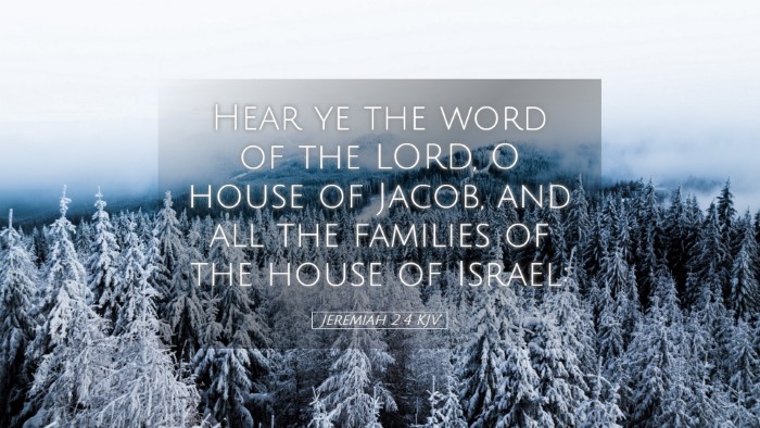 Picture 05 - Jeremiah 2:4 KJV Desktop Wallpaper - Hear ye the word of the LORD, O house of Jacob, - Desktop Bible Verse Wallpaper