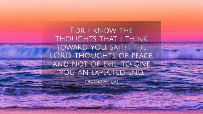 Picture 05 - Jeremiah 29:11 KJV Desktop Wallpaper - For I know the thoughts that I think toward you, - Desktop Bible Verse Wallpaper
