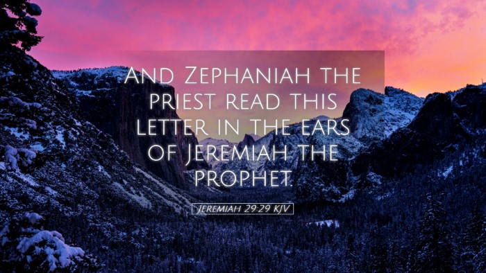 Picture 05 - Jeremiah 29:29 KJV Desktop Wallpaper - And Zephaniah the priest read this letter in the - Desktop Bible Verse Wallpaper