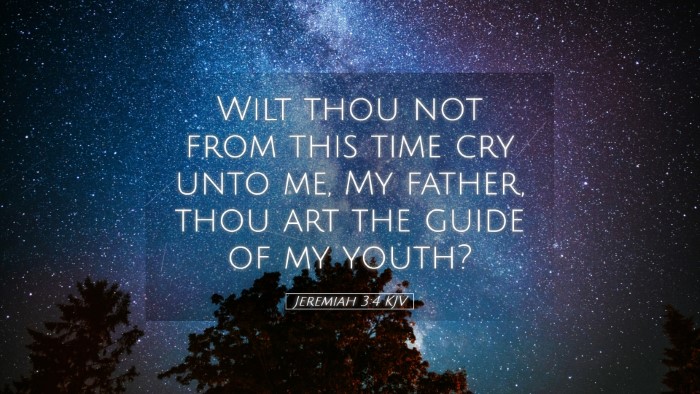 Picture 05 - Jeremiah 3:4 KJV Desktop Wallpaper - Wilt thou not from this time cry unto me, My - Desktop Bible Verse Wallpaper