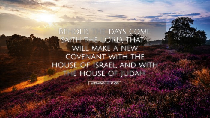 Picture 05 - Jeremiah 31:31 KJV Desktop Wallpaper - Behold, the days come, saith the LORD, that I - Desktop Bible Verse Wallpaper