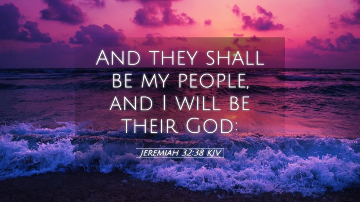 Picture 05 - Jeremiah 32:38 KJV Desktop Wallpaper - And they shall be my people, and I will be their - Desktop Bible Verse Wallpaper