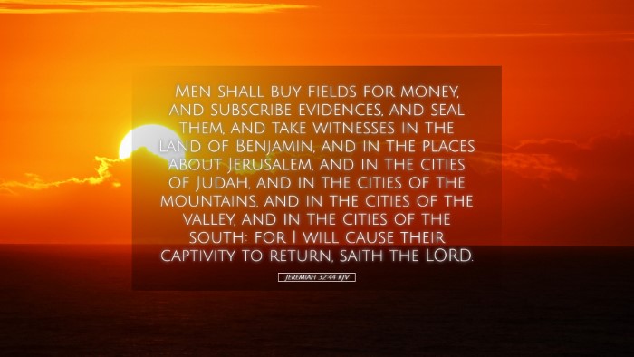 Picture 05 - Jeremiah 32:44 KJV Desktop Wallpaper - Men shall buy fields for money, and subscribe - Desktop Bible Verse Wallpaper