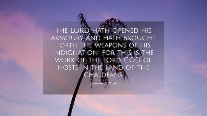 Picture 05 - Jeremiah 50:25 KJV Desktop Wallpaper - The LORD hath opened his armoury, and hath - Desktop Bible Verse Wallpaper