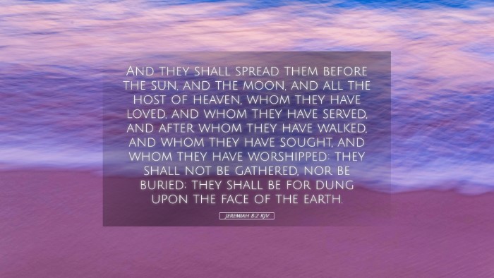 Picture 05 - Jeremiah 8:2 KJV Desktop Wallpaper - And they shall spread them before the sun, and - Desktop Bible Verse Wallpaper