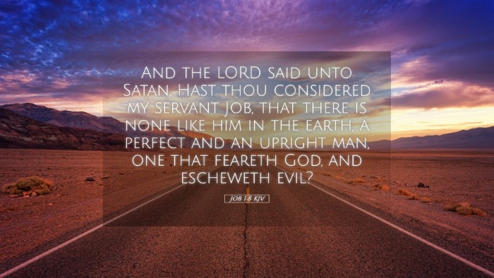Picture 05 - Job 1:8 KJV Desktop Wallpaper - And the LORD said unto Satan, Hast thou - Desktop Bible Verse Wallpaper