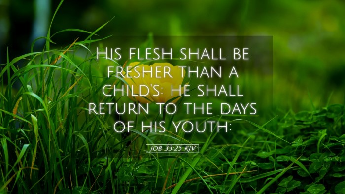 Picture 05 - Job 33:25 KJV Desktop Wallpaper - His flesh shall be fresher than a child's: he - Desktop Bible Verse Wallpaper