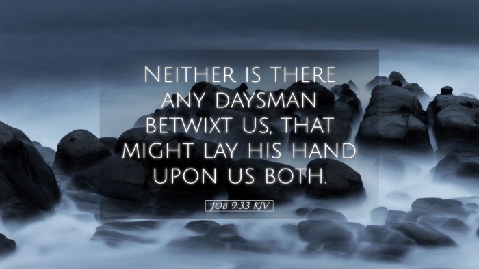 Picture 05 - Job 9:33 KJV Desktop Wallpaper - Neither is there any daysman betwixt us, that - Desktop Bible Verse Wallpaper