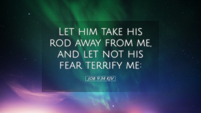 Picture 05 - Job 9:34 KJV Desktop Wallpaper - Let him take his rod away from me, and let not - Desktop Bible Verse Wallpaper