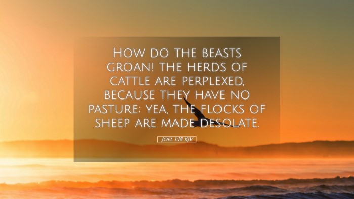 Picture 05 - Joel 1:18 KJV Desktop Wallpaper - How do the beasts groan! the herds of cattle are - Desktop Bible Verse Wallpaper
