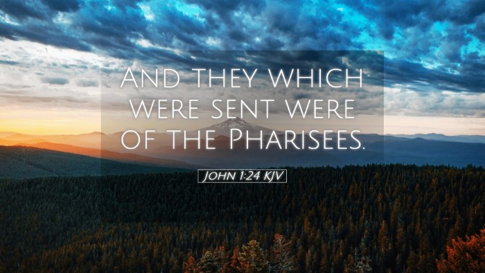 Picture 05 - John 1:24 KJV Desktop Wallpaper - And they which were sent were of the - Desktop Bible Verse Wallpaper