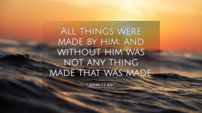 Picture 05 - John 1:3 KJV Desktop Wallpaper - All things were made by him; and without him was - Desktop Bible Verse Wallpaper