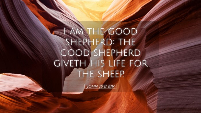 Picture 05 - John 10:11 KJV Desktop Wallpaper - I am the good shepherd: the good shepherd giveth - Desktop Bible Verse Wallpaper