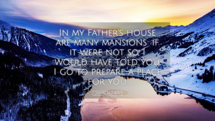 Picture 05 - John 14:2 KJV Desktop Wallpaper - In my Father's house are many mansions: if it - Desktop Bible Verse Wallpaper
