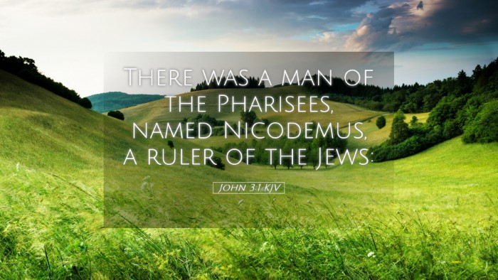 Picture 05 - John 3:1 KJV Desktop Wallpaper - There was a man of the Pharisees, named - Desktop Bible Verse Wallpaper