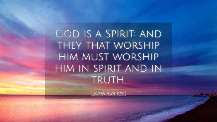 Picture 05 - John 4:24 KJV Desktop Wallpaper - God is a Spirit: and they that worship him must - Desktop Bible Verse Wallpaper
