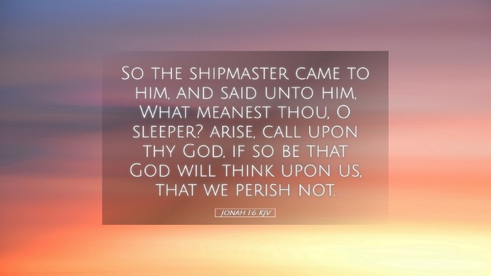 Picture 05 - Jonah 1:6 KJV Desktop Wallpaper - So the shipmaster came to him, and said unto him, - Desktop Bible Verse Wallpaper
