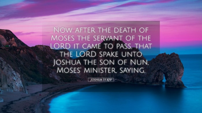 Picture 05 - Joshua 1:1 KJV Desktop Wallpaper - Now after the death of Moses the servant of the - Desktop Bible Verse Wallpaper