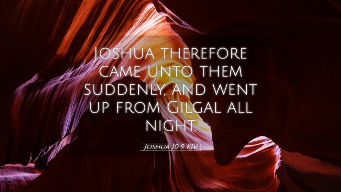 Picture 05 - Joshua 10:9 KJV Desktop Wallpaper - Joshua therefore came unto them suddenly, and - Desktop Bible Verse Wallpaper