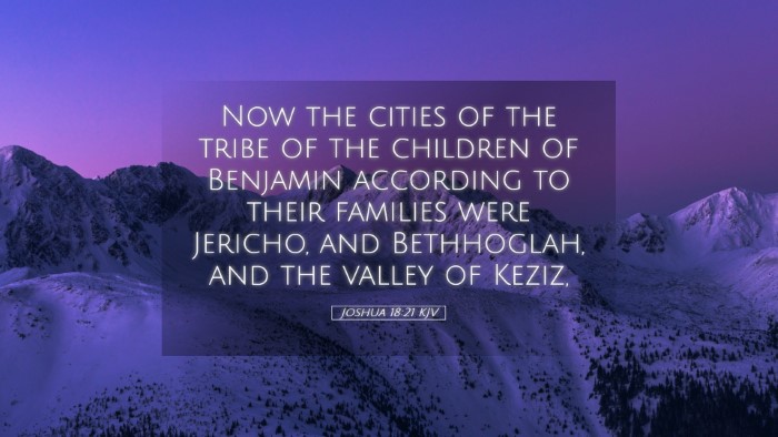 Picture 05 - Joshua 18:21 KJV Desktop Wallpaper - Now the cities of the tribe of the children of - Desktop Bible Verse Wallpaper