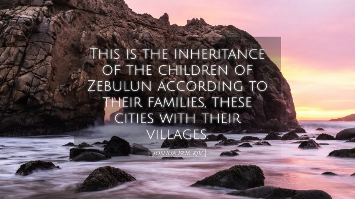 Picture 05 - Joshua 19:16 KJV Desktop Wallpaper - This is the inheritance of the children of - Desktop Bible Verse Wallpaper