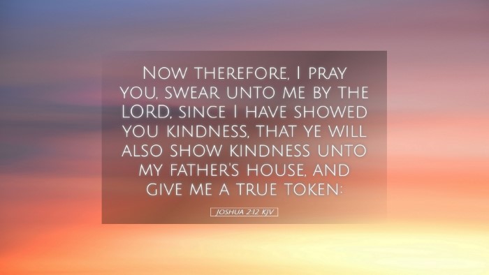 Picture 05 - Joshua 2:12 KJV Desktop Wallpaper - Now therefore, I pray you, swear unto me by the - Desktop Bible Verse Wallpaper