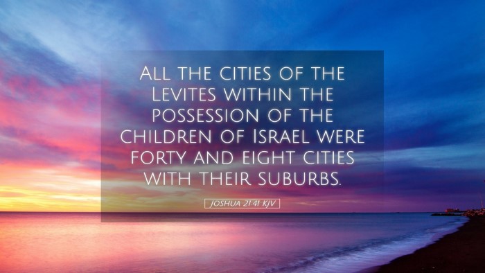 Picture 05 - Joshua 21:41 KJV Desktop Wallpaper - All the cities of the Levites within the - Desktop Bible Verse Wallpaper