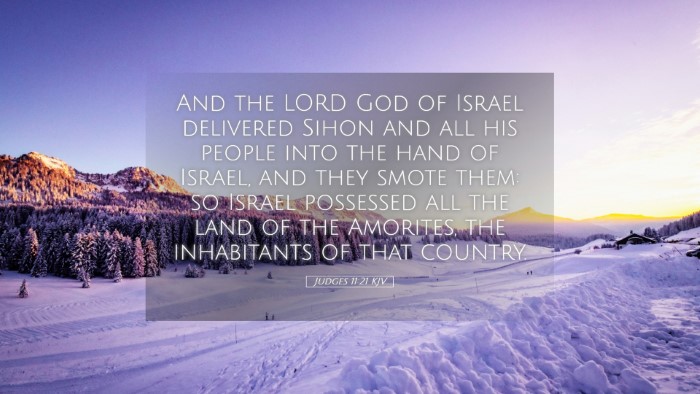 Picture 05 - Judges 11:21 KJV Desktop Wallpaper - And the LORD God of Israel delivered Sihon and - Desktop Bible Verse Wallpaper