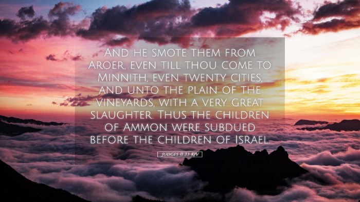 Picture 05 - Judges 11:33 KJV Desktop Wallpaper - And he smote them from Aroer, even till thou come - Desktop Bible Verse Wallpaper