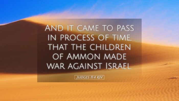 Picture 05 - Judges 11:4 KJV Desktop Wallpaper - And it came to pass in process of time, that the - Desktop Bible Verse Wallpaper
