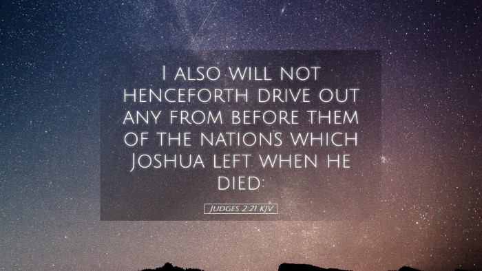 Picture 05 - Judges 2:21 KJV Desktop Wallpaper - I also will not henceforth drive out any from - Desktop Bible Verse Wallpaper