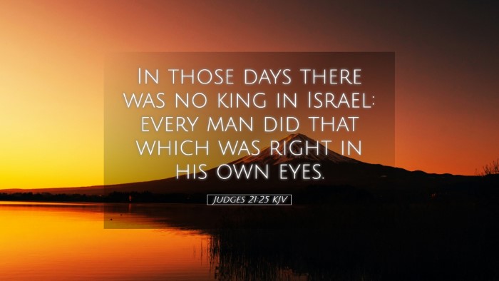 Picture 05 - Judges 21:25 KJV Desktop Wallpaper - In those days there was no king in Israel: every - Desktop Bible Verse Wallpaper