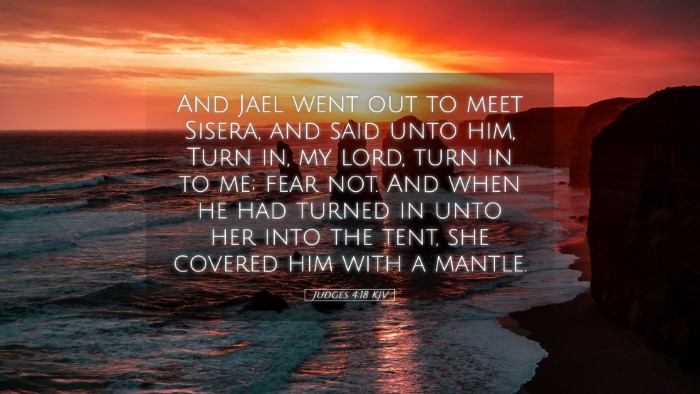 Picture 05 - Judges 4:18 KJV Desktop Wallpaper - And Jael went out to meet Sisera, and said unto - Desktop Bible Verse Wallpaper