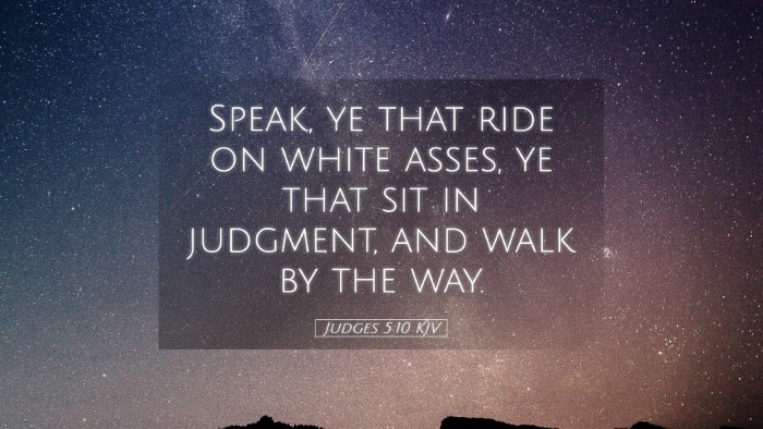Picture 05 - Judges 5:10 KJV Desktop Wallpaper - Speak, ye that ride on white asses, ye that sit - Desktop Bible Verse Wallpaper