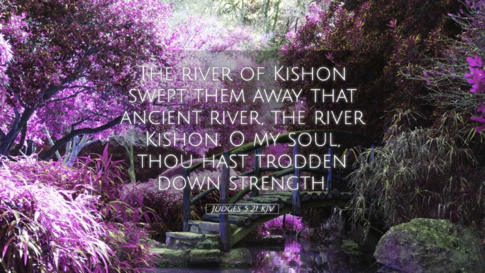 Picture 05 - Judges 5:21 KJV Desktop Wallpaper - The river of Kishon swept them away, that ancient - Desktop Bible Verse Wallpaper